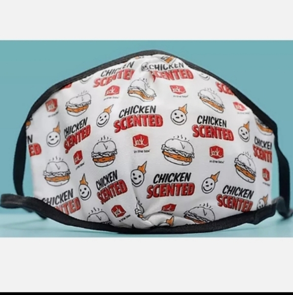 Jack in the Box Chicken Scented Face Mask RARE - Picture 2 of 4